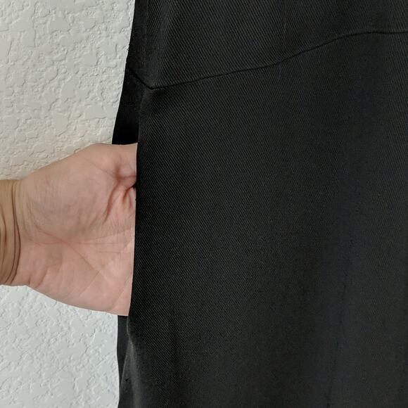 Zero + Maria Cornejo Zip Up Front Jumpsuit Black 4 - Picture 7 of 13